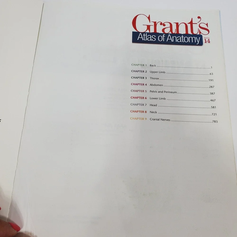 Grant's Atlas of Anatomy by Anne M. R. Agur & Arthur F. Dalley Medical Books